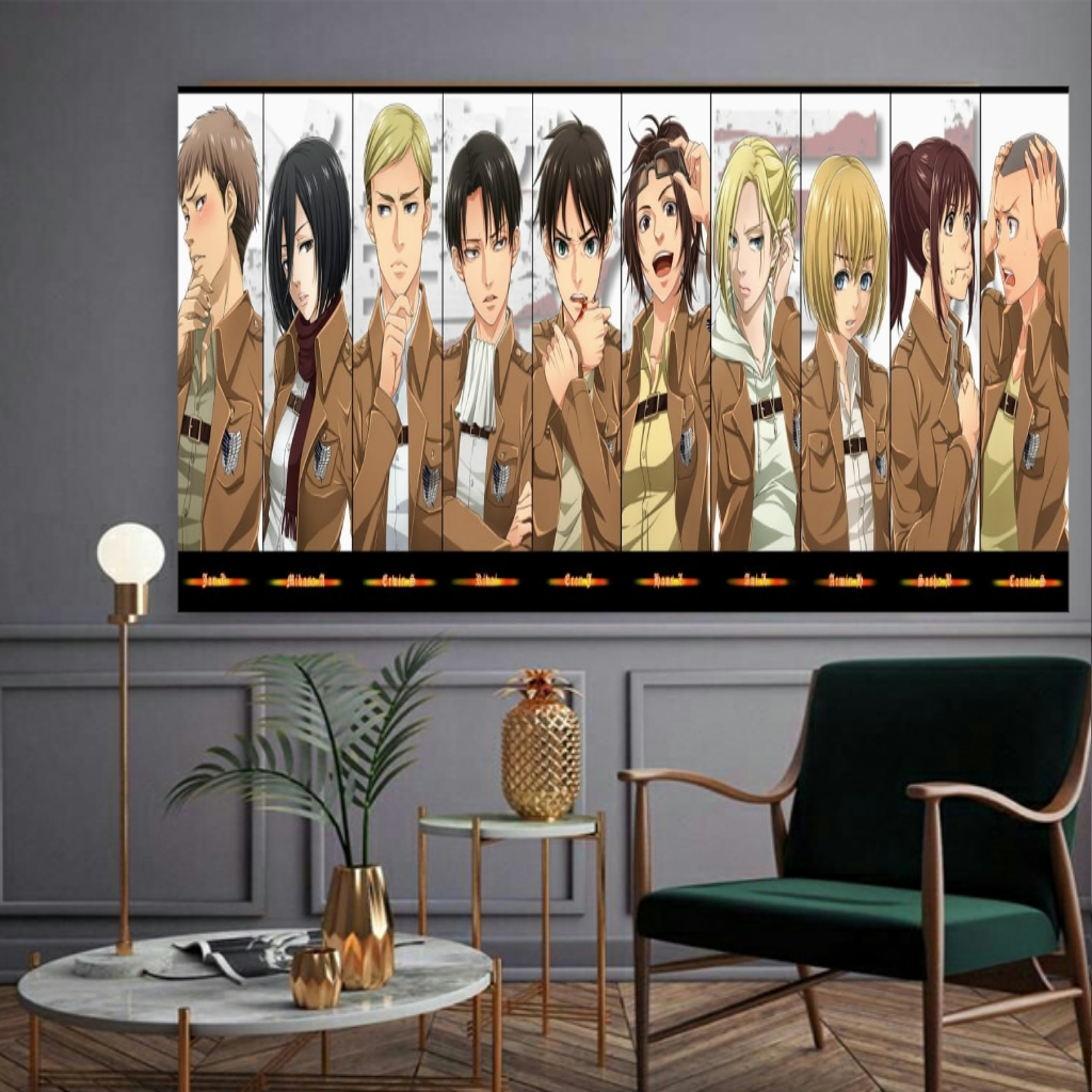  تابلو بوم طرح اتک ان تایتان مدلSDB1630