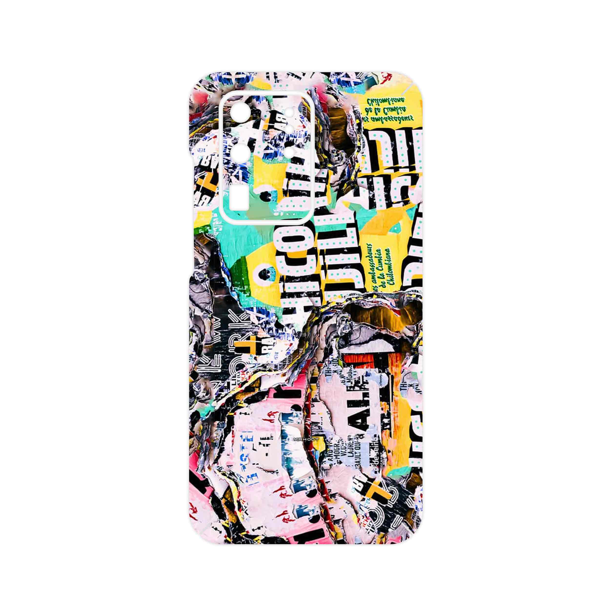 برچسب پوششی ماهوت مدل Collage of Teared Paper مناسب برای گوشی موبایل سامسونگ Galaxy S20 Ultra