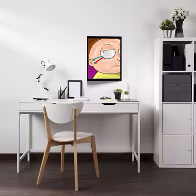 تابلو مدل Rick &amp; Morty کد F-1044