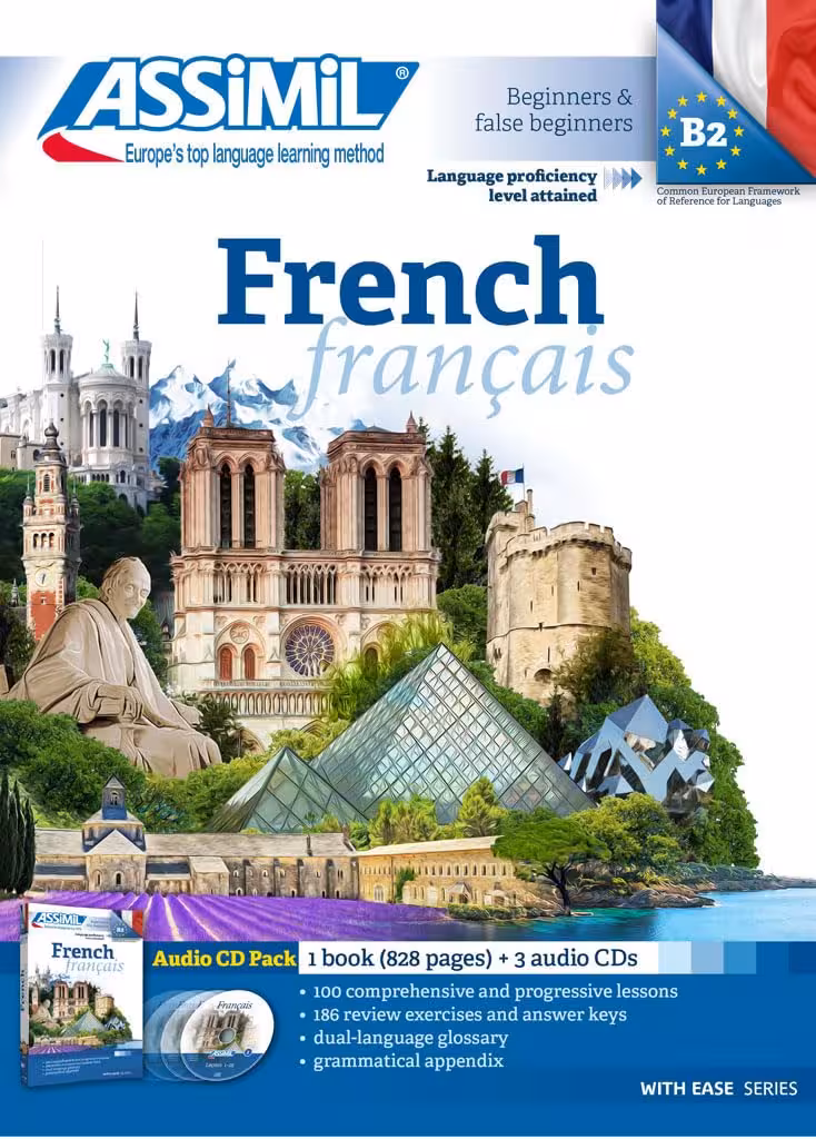 خرید و دانلود نسخه کامل کتاب Assimil's French with Ease Superpack with CD's