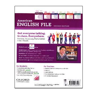کتاب American English File اثر جمعی از نویسندگان انتشارات آرماندیس شش جلدی
