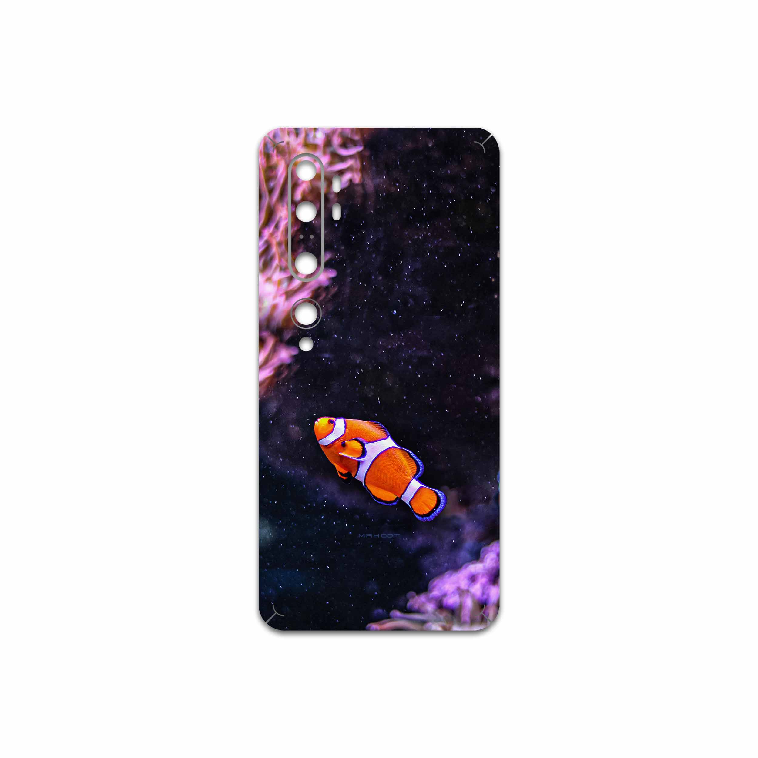 برچسب پوششی ماهوت مدل Clownfish مناسب برای گوشی موبایل شیائومی Mi Note 10