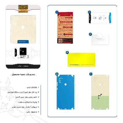 برچسب پوششی ماهوت مدل Minimal Internet Cat Icon-FullSkin مناسب برای گوشی موبایل سامسونگ Galaxy M11