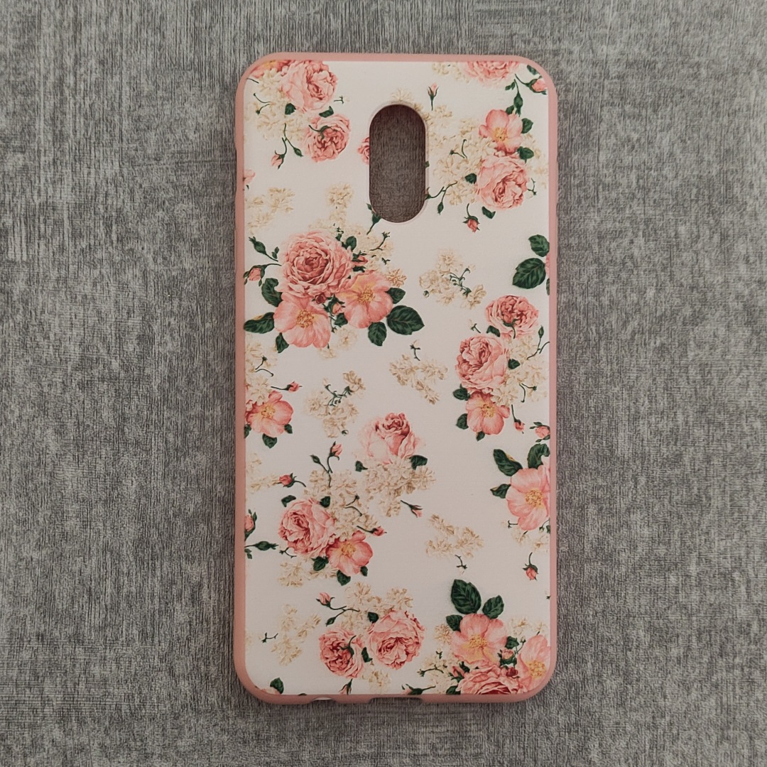 کاور طرح گل2 مدل K0S مناسب برای گوشی موبایل سامسونگ Galaxy C8