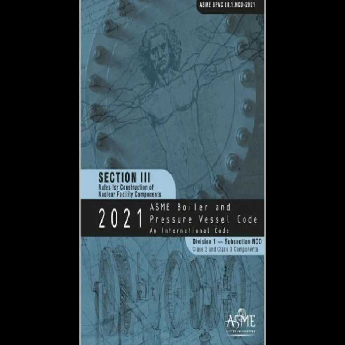 🟣🌟استاندارد ASME Sec III.1 NCD ویرایش 2021🌟 🔰ASME Sec III Div1 susection NCD 2021 - کتابخانه مجازی واتیکان