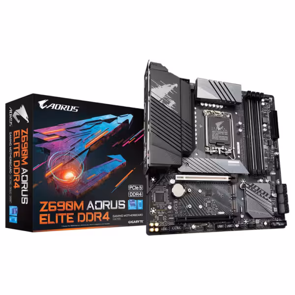 مادربرد گیگابایت مدل Z690M-AORUS-ELITE-DDR4 سوکت 1700