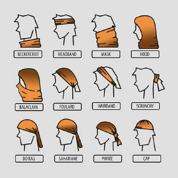 دستمال سر و گردن مدل دوچرخه