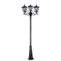 چراغ حیاطی ایستاده سه شعله شفق مدل پاسارگاد کد 8433