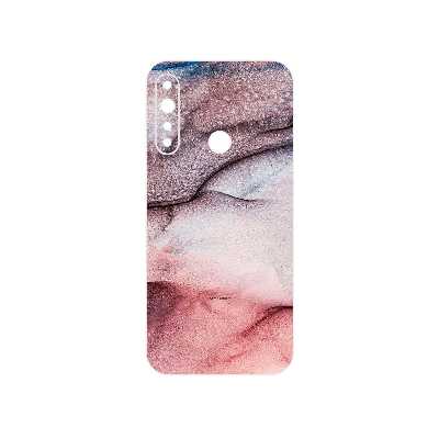 برچسب پوششی ماهوت مدل Smoky pink marble مناسب برای گوشی موبایل جی پلاس P10 Plus