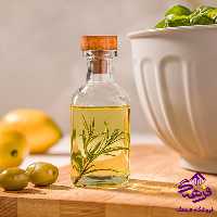 بطری 130میلی لیتر درب چوبی لیمون