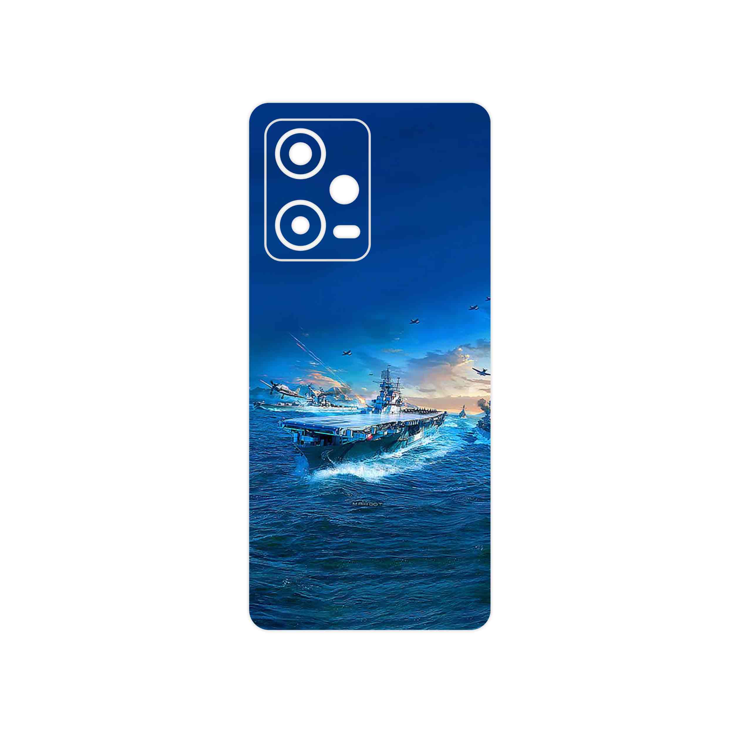 برچسب پوششی ماهوت مدل Warship مناسب برای گوشی موبایل شیائومی Redmi Note 12 Pro