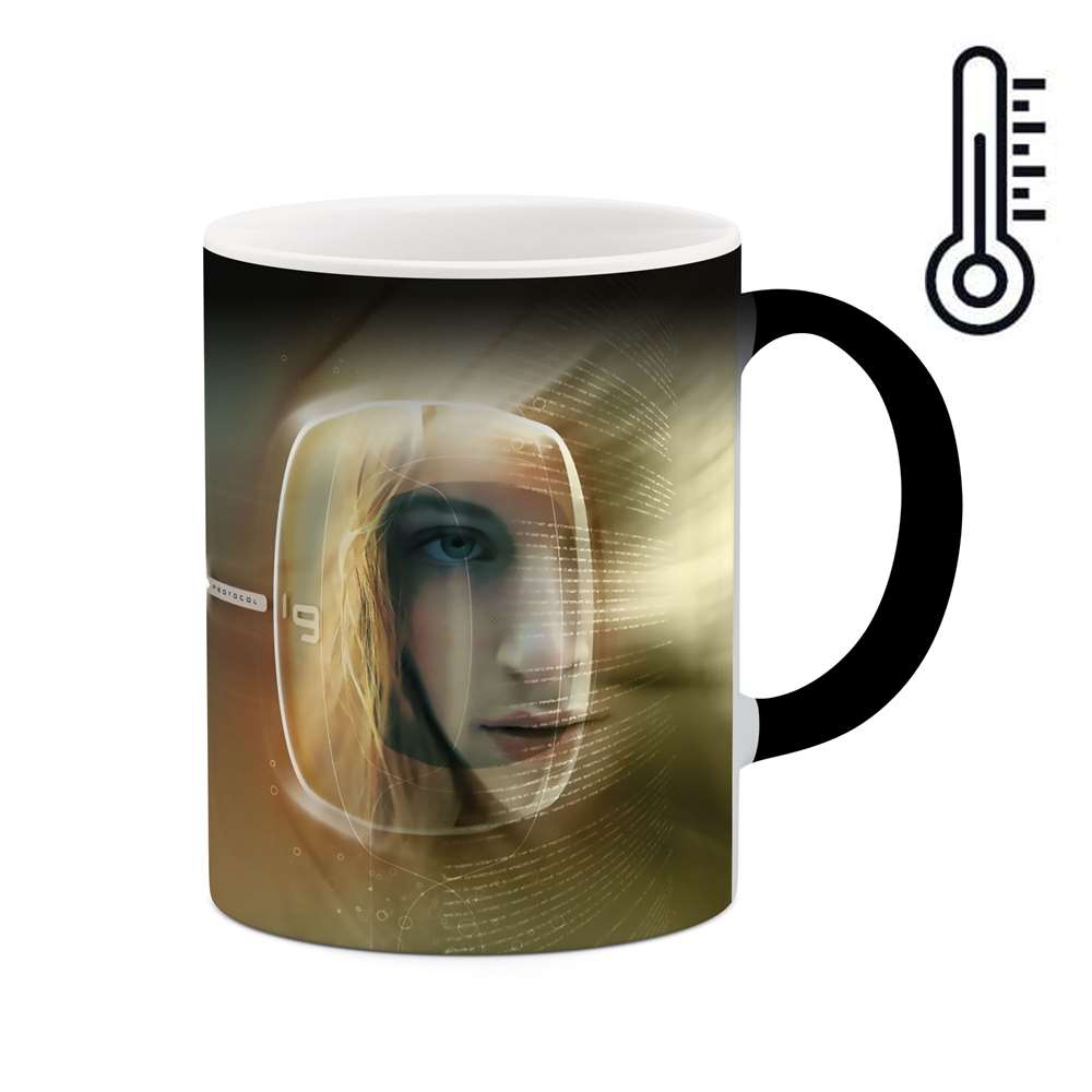 ماگ حرارتی طرح دختر سفر در زمان مدل mgh00578