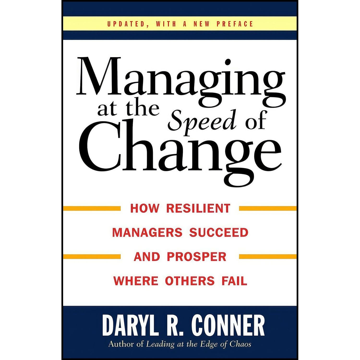 کتاب زبان اصلی Managing At the Speed of Change اثر Daryl Conner