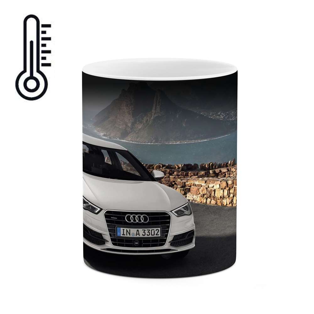 ماگ حرارتی طرح ماشین Audi A3 مدل mgph15173