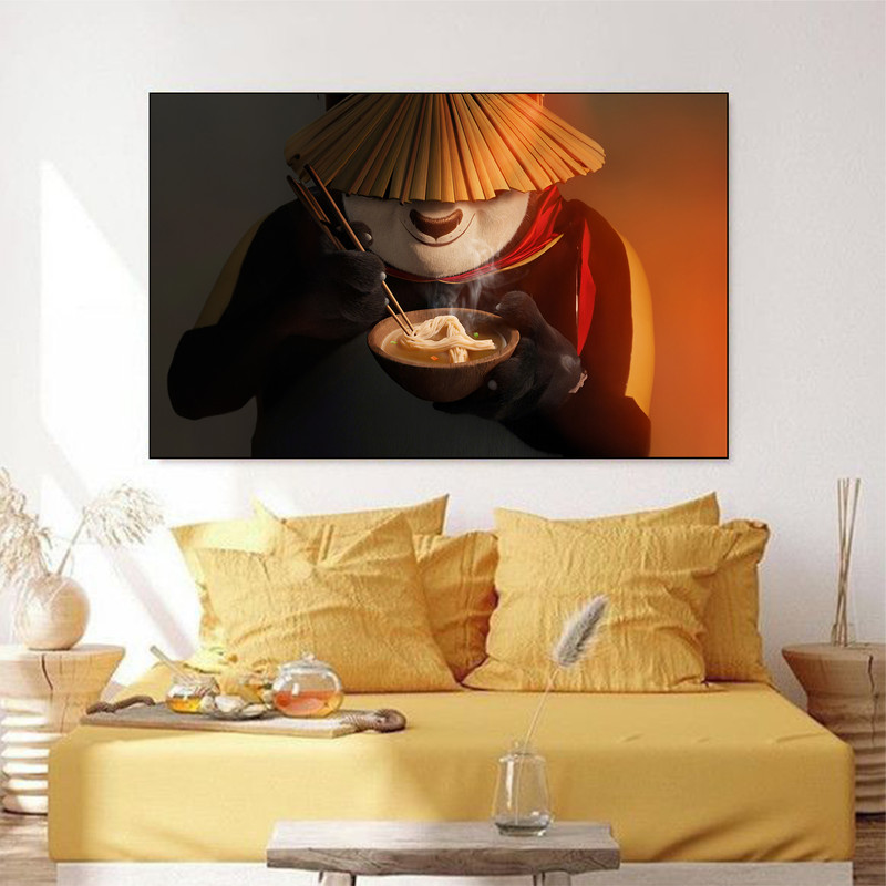 تابلو شاسی مدل انیمیشن کونگ فو پاندا کد 1412 | دنیای قاب