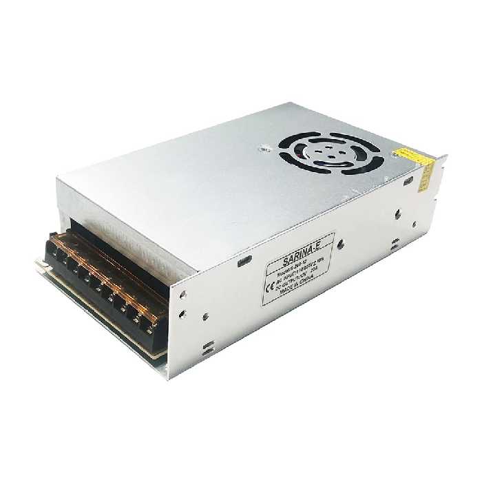 آداپتور مرکزی دوربین مداربسته 12 ولت 20 آمپر فن دار