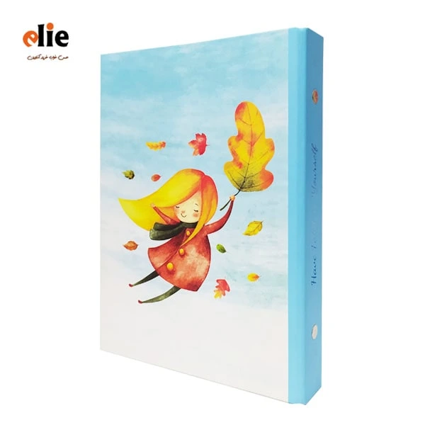 دفتر کلاسوری ایمان سایز A5 طرح 010