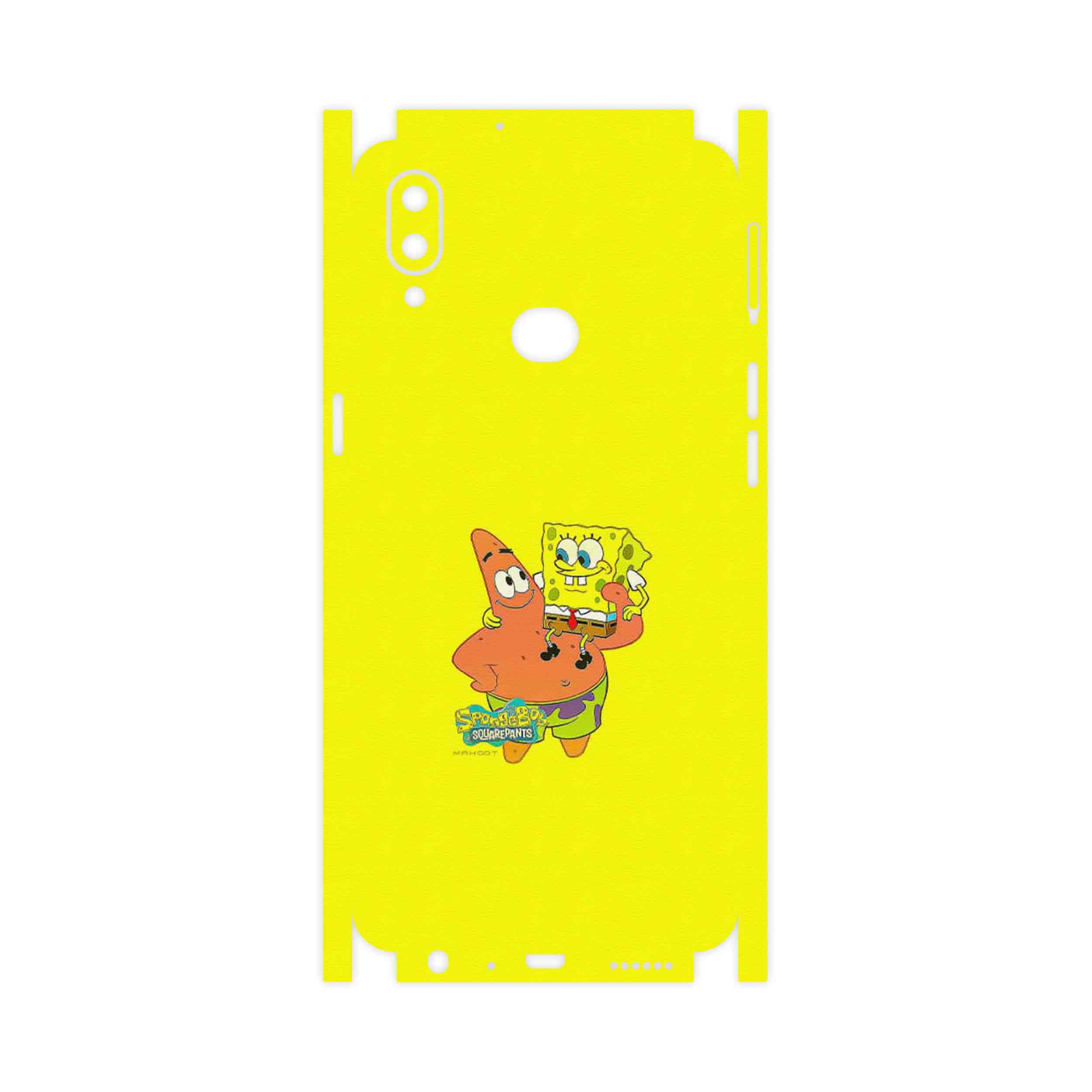 برچسب پوششی ماهوت مدل SpongeBob SquarePants-FullSkin مناسب برای گوشی موبایل سامسونگ Galaxy A10s
