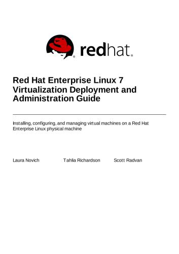 خرید و دانلود نسخه کامل کتاب Red Hat Enterprise Linux 7 Virtualization Deployment and Administration Guide