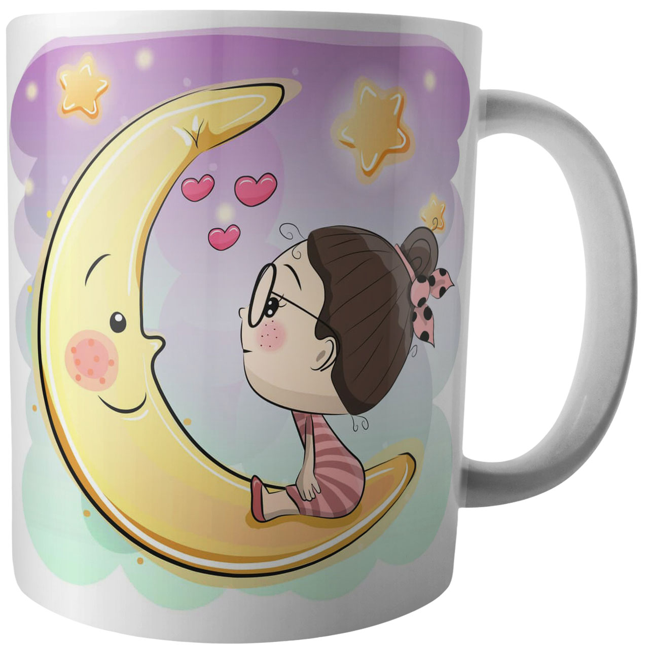 ماگ طرح دختر 14 کد A86