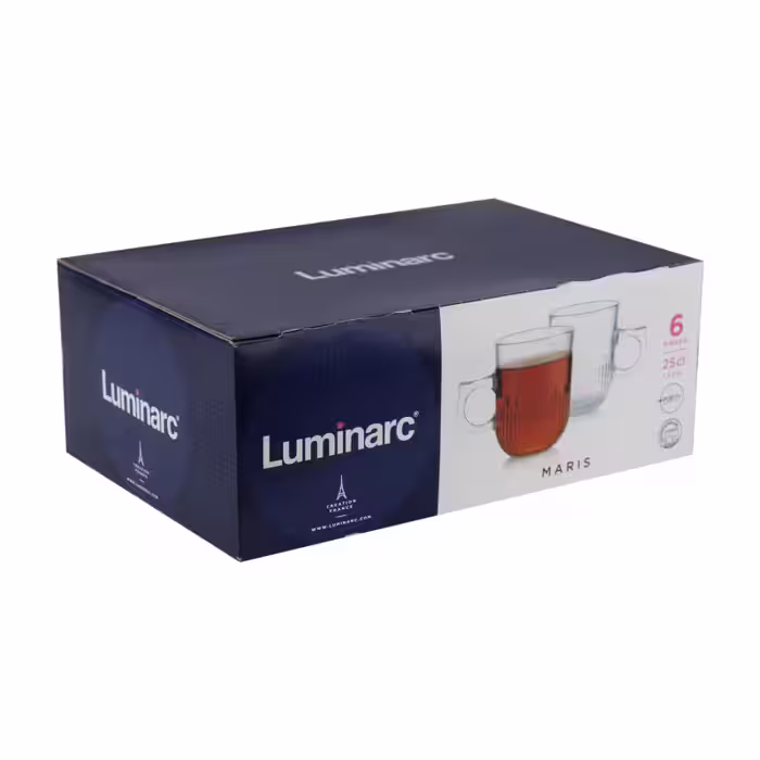 لیوان لومینارک مدل ماریس کد 8821 بسته 6 عددی