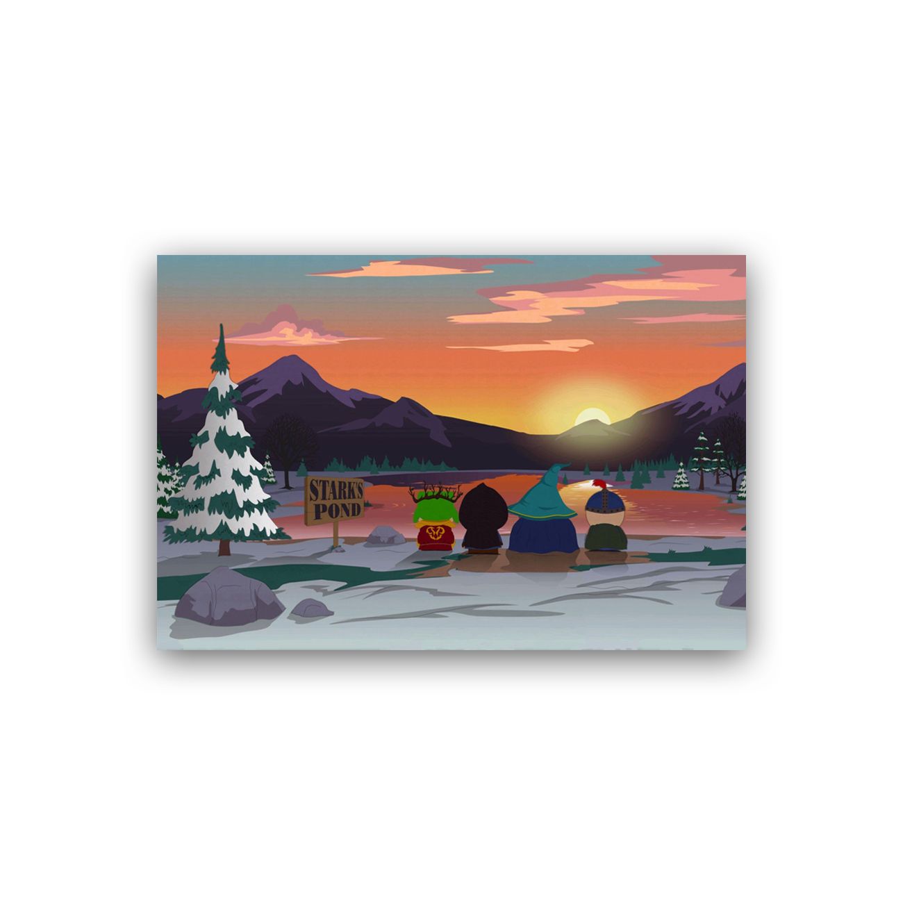 تابلو شاسی طرح ساوت پارک مدل BS00206