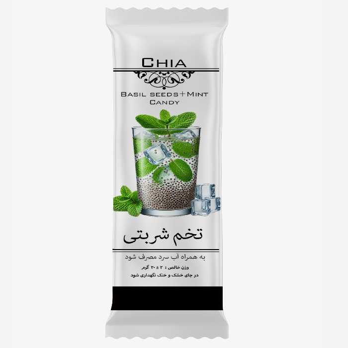 پودر شربت تخم شربتی با طعم نعنا ندند - بسته 20 عددی