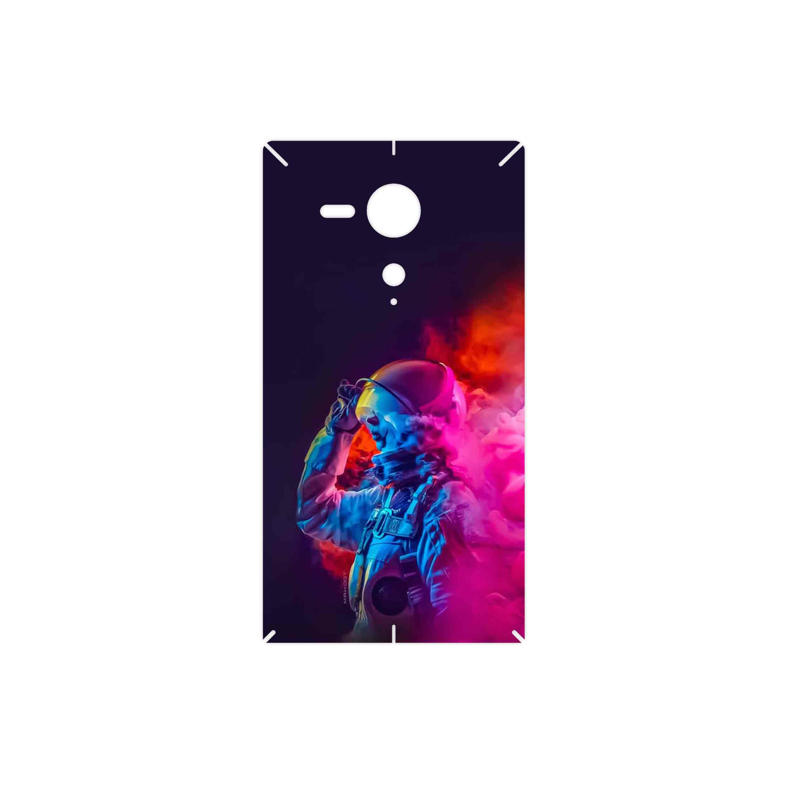 برچسب پوششی ماهوت مدل Smoke Rainbow Digital Art 1 مناسب برای گوشی موبایل سونی Xperia SP