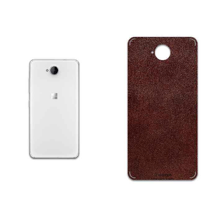 برچسب پوششی ماهوت مدل Natural-Leather مناسب برای گوشی موبایل مایکروسافت Lumia 650