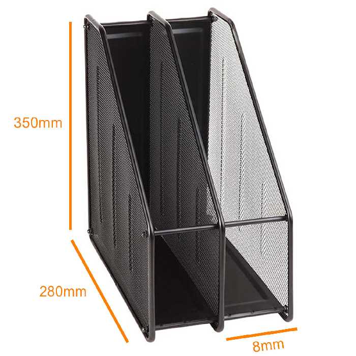 نگهدارنده مجله مدل جاکتابی 2 خانه کد 02