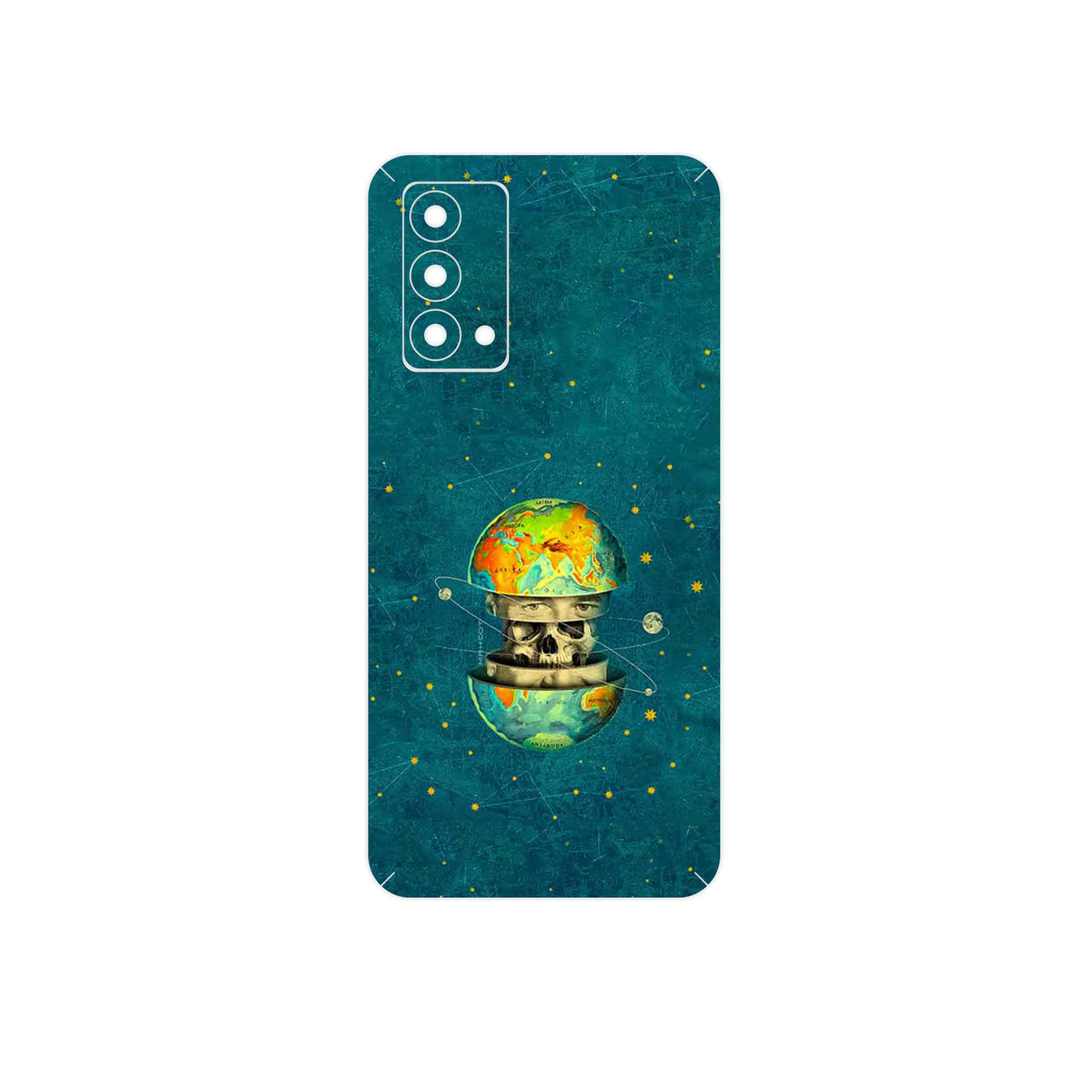 برچسب پوششی ماهوت مدل Collage of Earth Face مناسب برای گوشی موبایل ریلمی GT Master