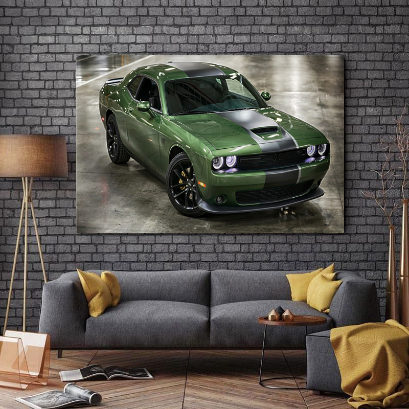 تابلو شاسی طرح ماشین مدل چلنجر کد 374