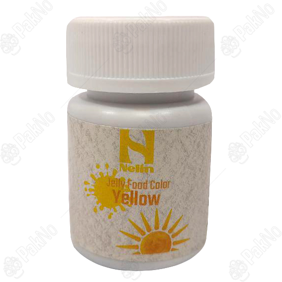 رنگ ژله ای زرد 35 گرمی نلین