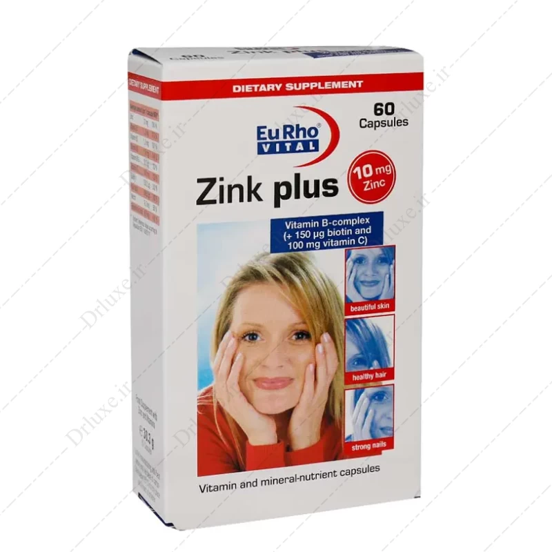 کپسول زینک پلاس 10 میلی گرم یوروویتال