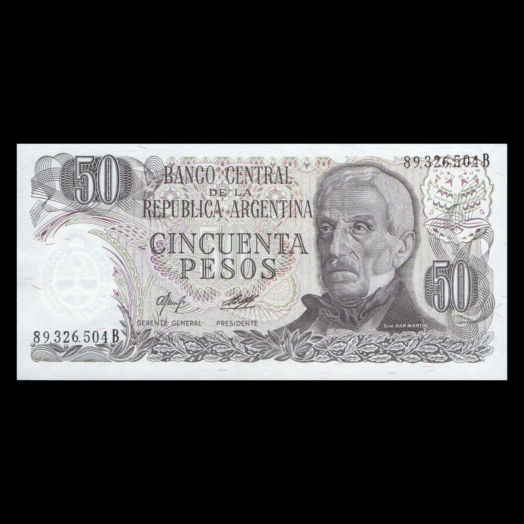 اسکناس تزئینی طرح کشور آرژانتین مدل 50 پزو 1983 UNC