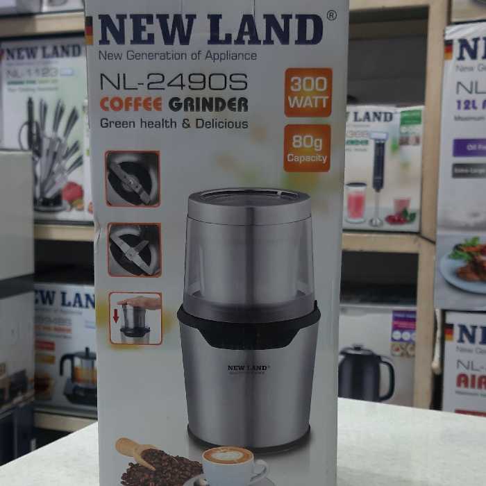 آسیاب پرقدرت استیل دو کاسه نیولند