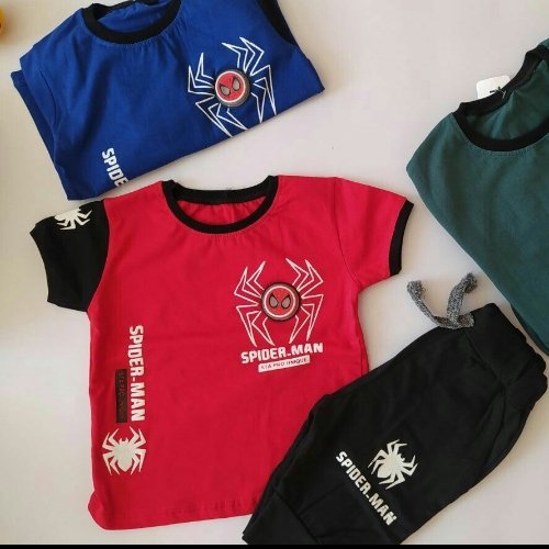 تیشرت وشلوارک چراغدارعنکبوتی(سایز35)