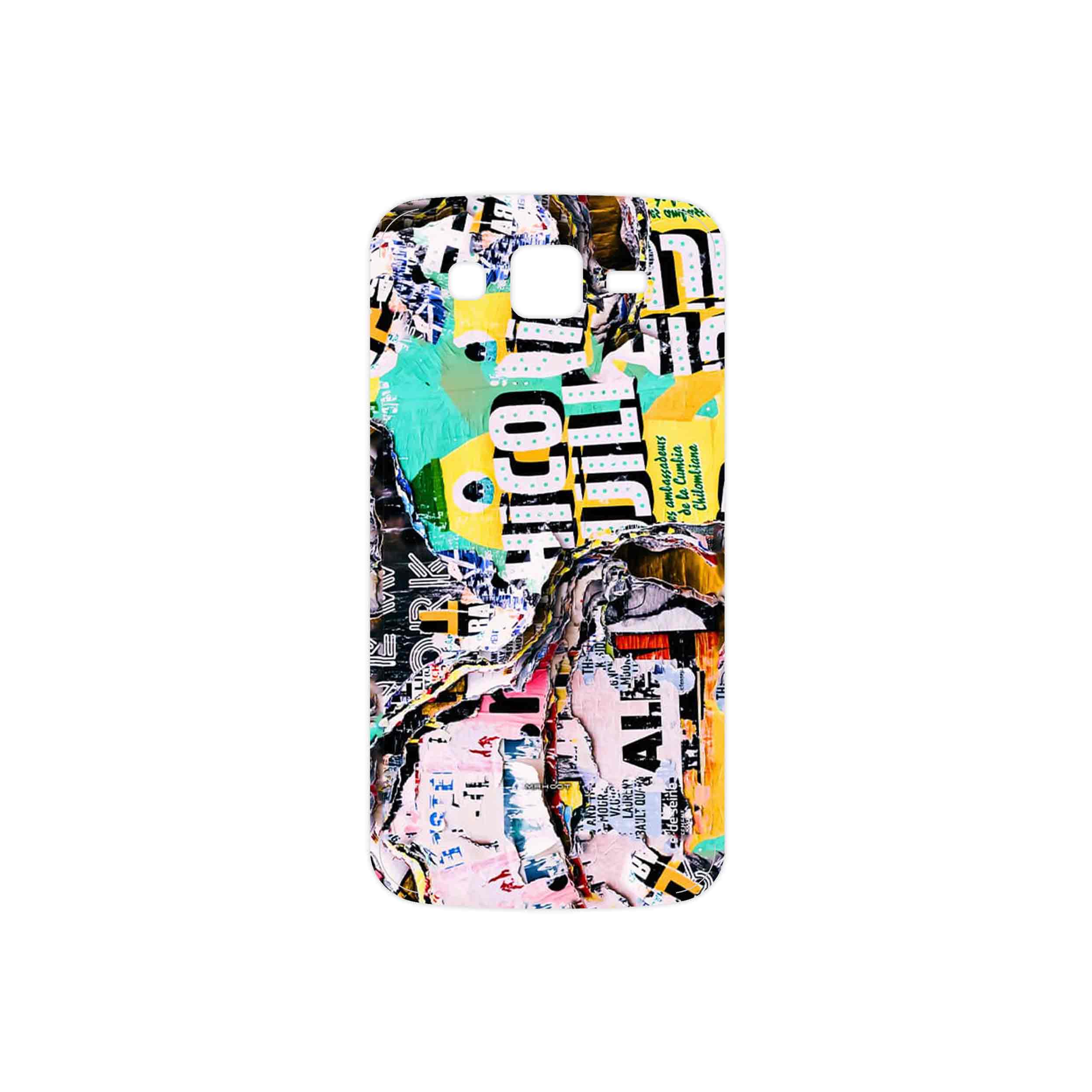 برچسب پوششی ماهوت مدل Collage of Teared Paper مناسب برای گوشی موبایل سامسونگ Galaxy Grand 2