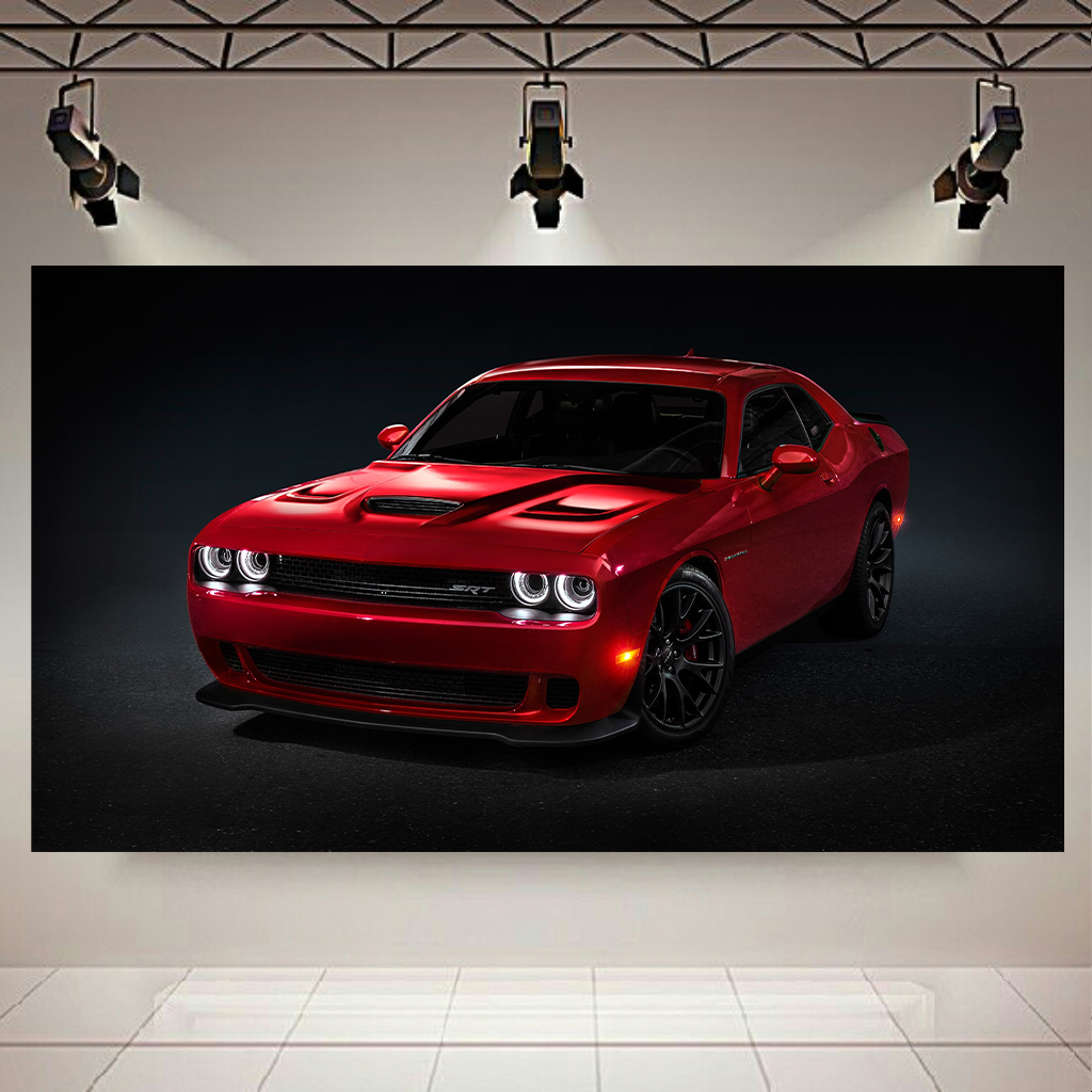 تابلو بوم طرح ماشین مدل دوج Challenger کد AR5930