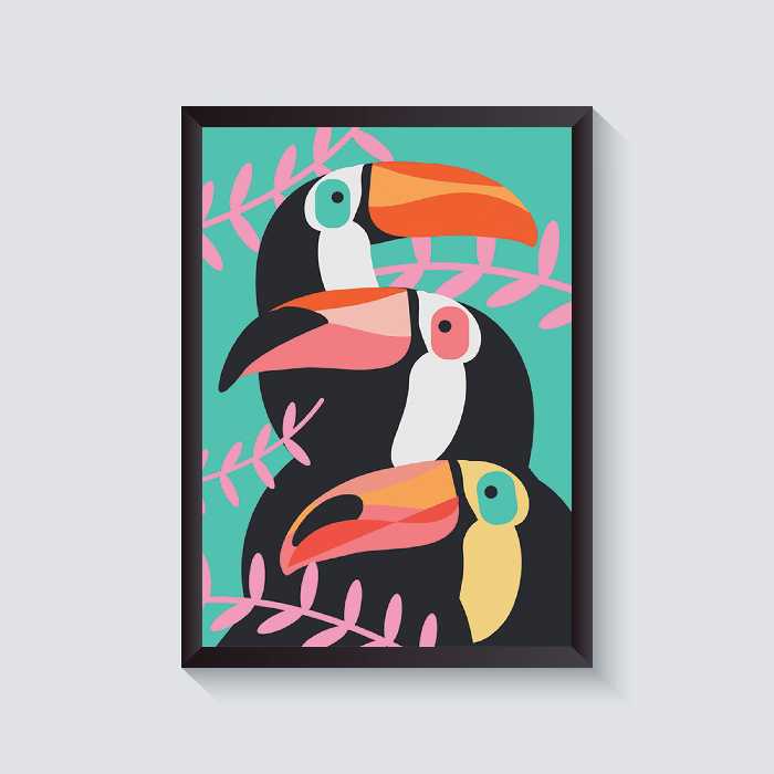 تابلو مدل پاروت کد SD102 مجموعه چهار عددی