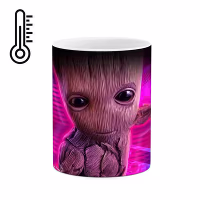 ماگ حرارتی طرح انیمیشن و فیلم The groot مدل mgph15365