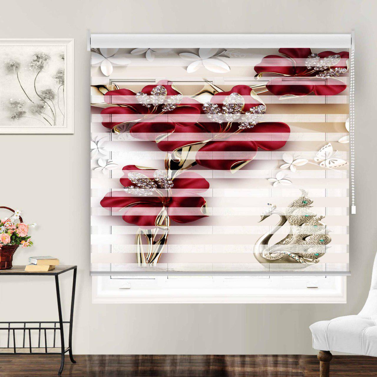 پرده زبرا مدل TD-7 سایز 200*160 سانتی متر