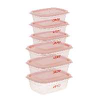 ظرف نگهدارنده نورینو مدل سامان مجموعه 6 عددی