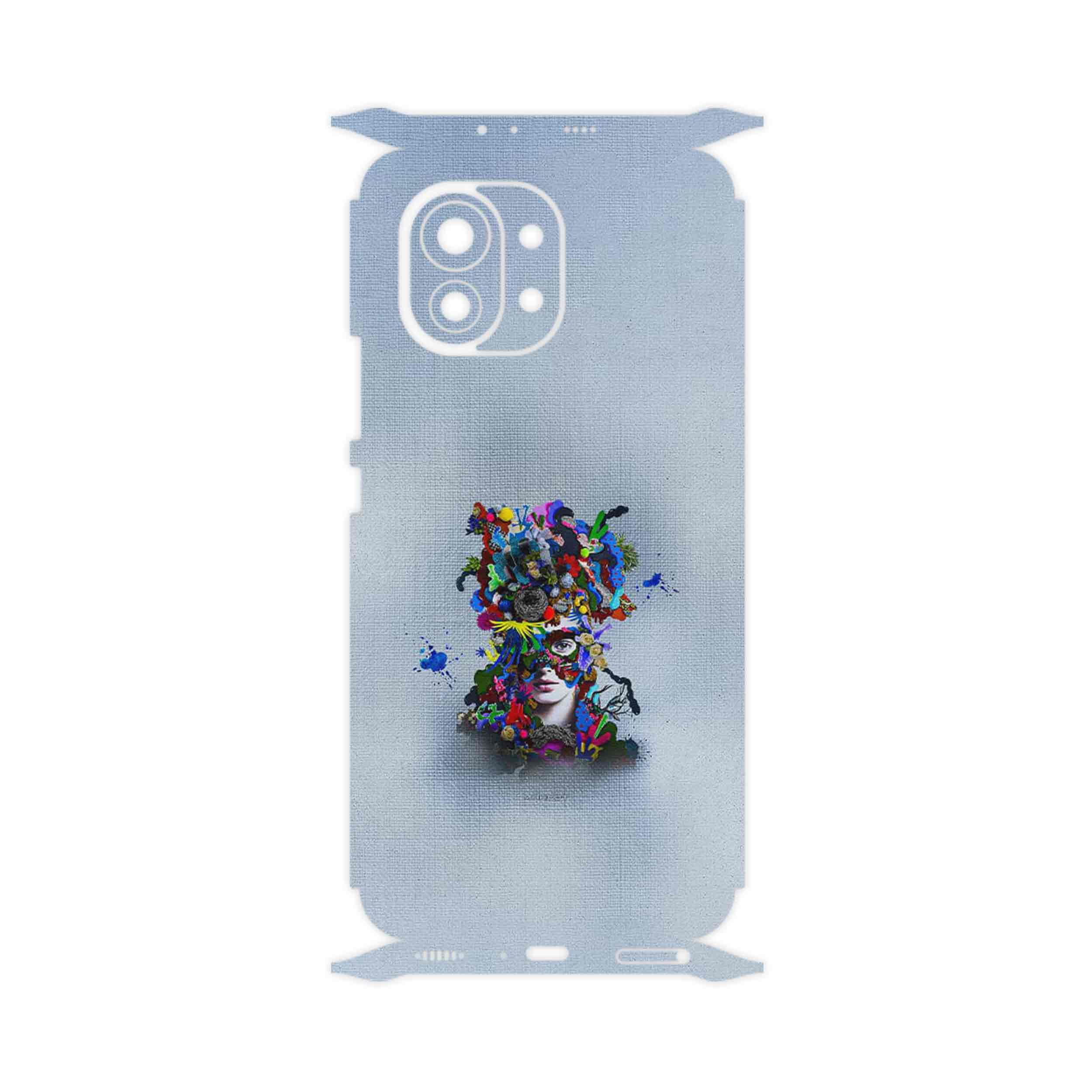 برچسب پوششی ماهوت مدل Collage of surreal Portrait of Women 4-FullSkin مناسب برای گوشی موبایل شیائومی Mi 11 5G