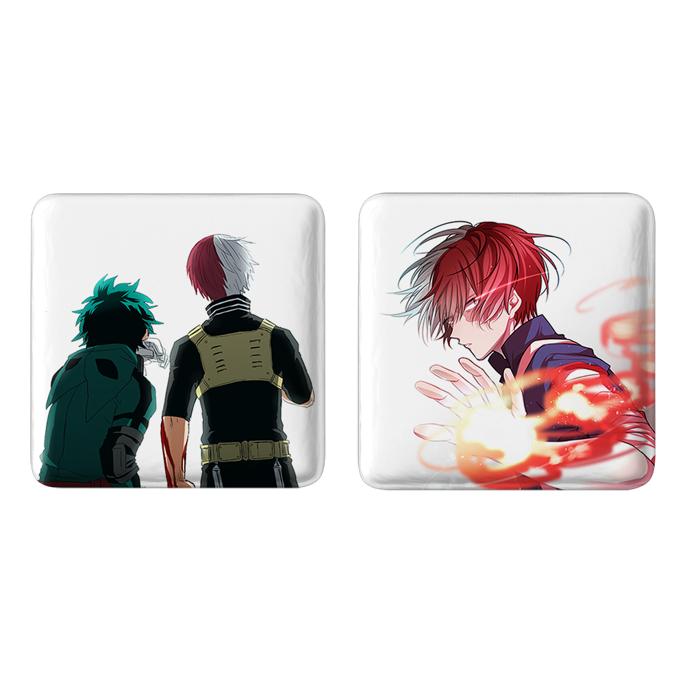 پیکسل خندالو مدل شوتو تودروکی و دکو انیمه آکادمی قهرمان من کد 1155211553 مجموعه 2 عددی