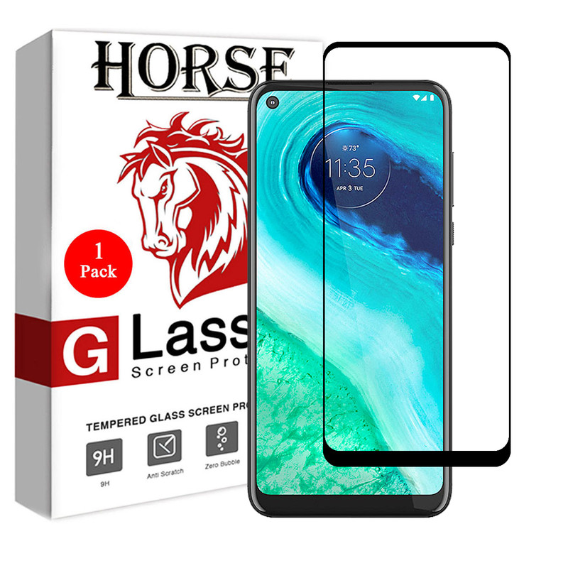 محافظ صفحه نمایش 5D هورس مدل FAG مناسب برای گوشی موبایل موتورولا Moto G Fast