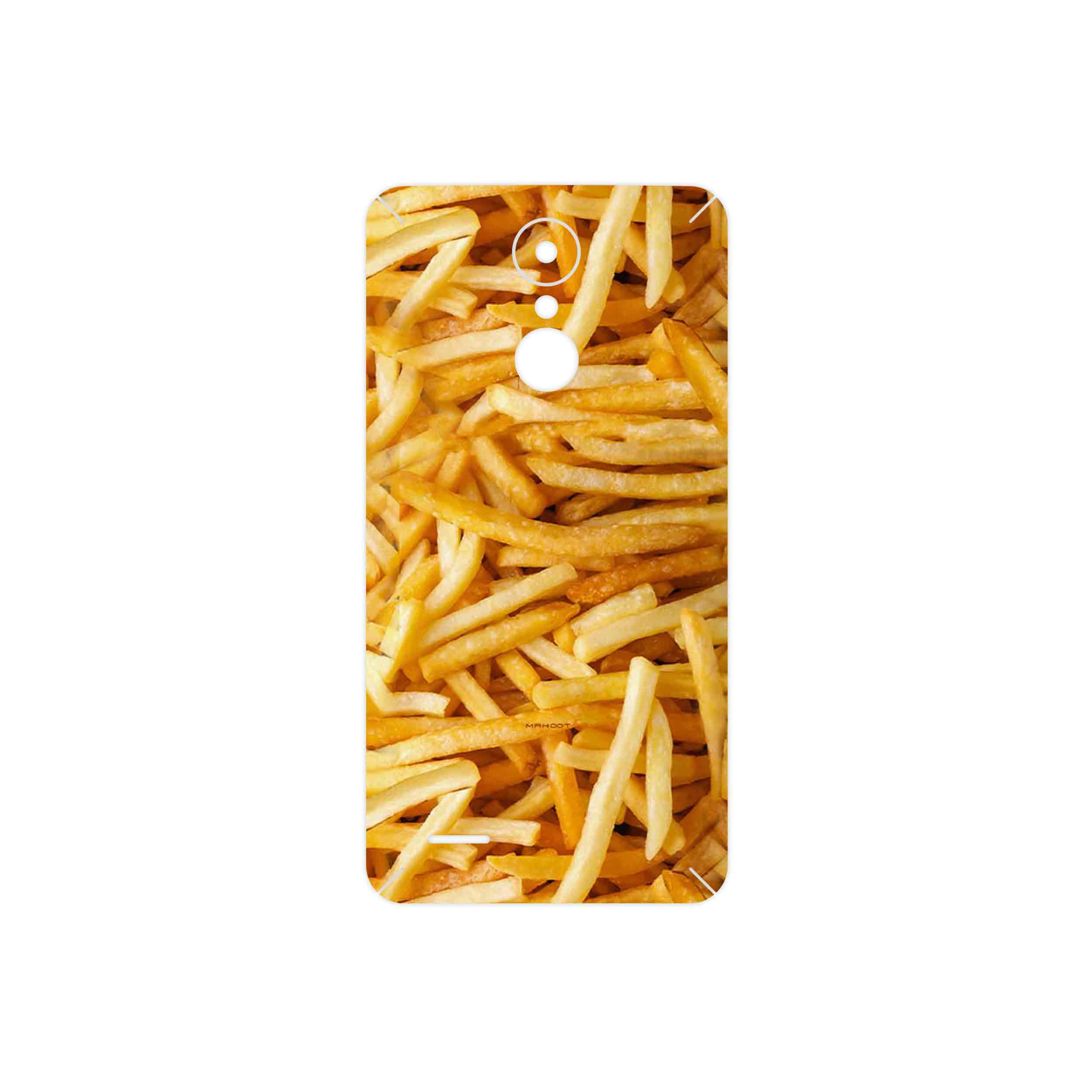 برچسب پوششی ماهوت مدل French fries مناسب برای گوشی موبایل ال جی K8 2017