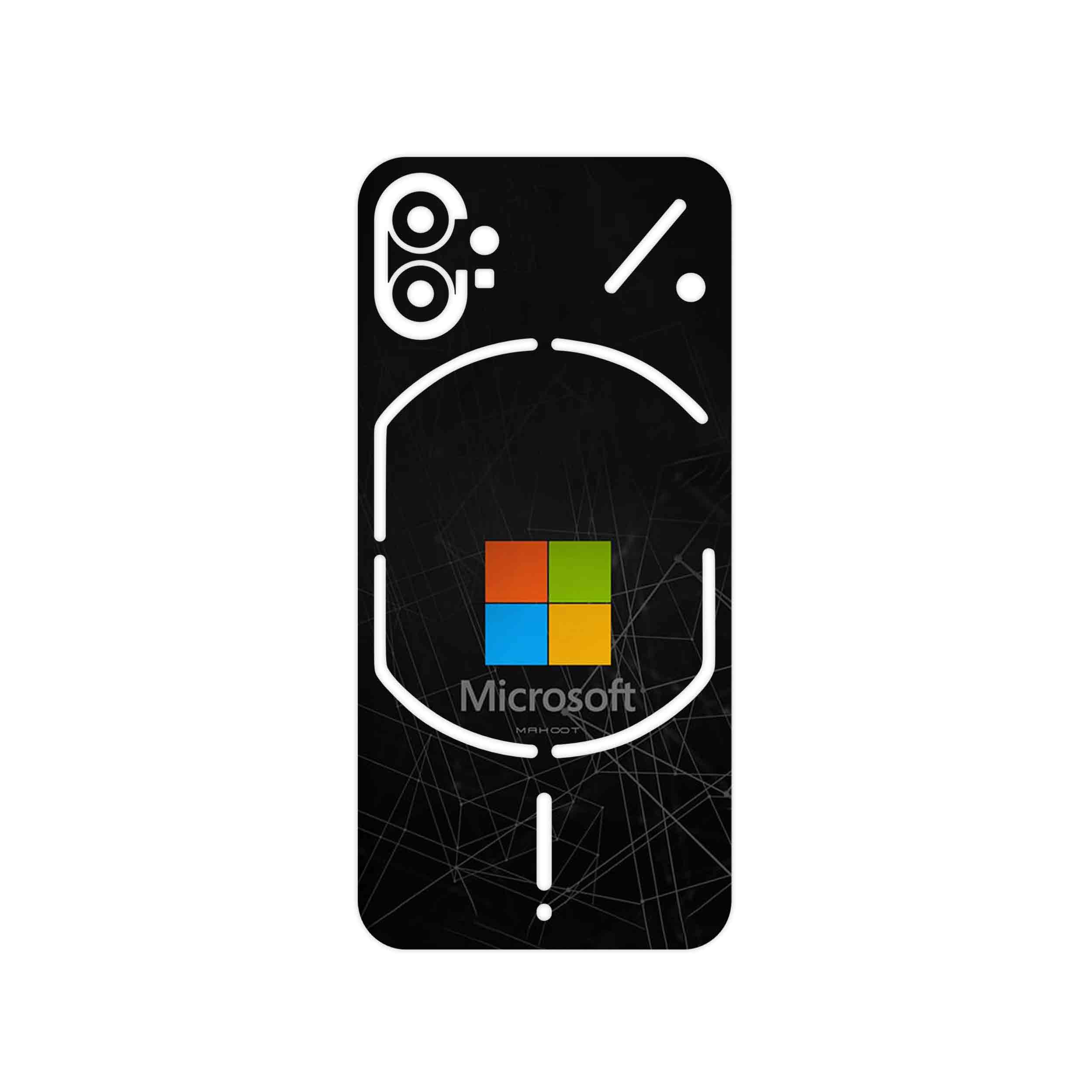 برچسب پوششی ماهوت مدل Microsoft_Logo مناسب برای گوشی موبایل ناتینگ Phone 1