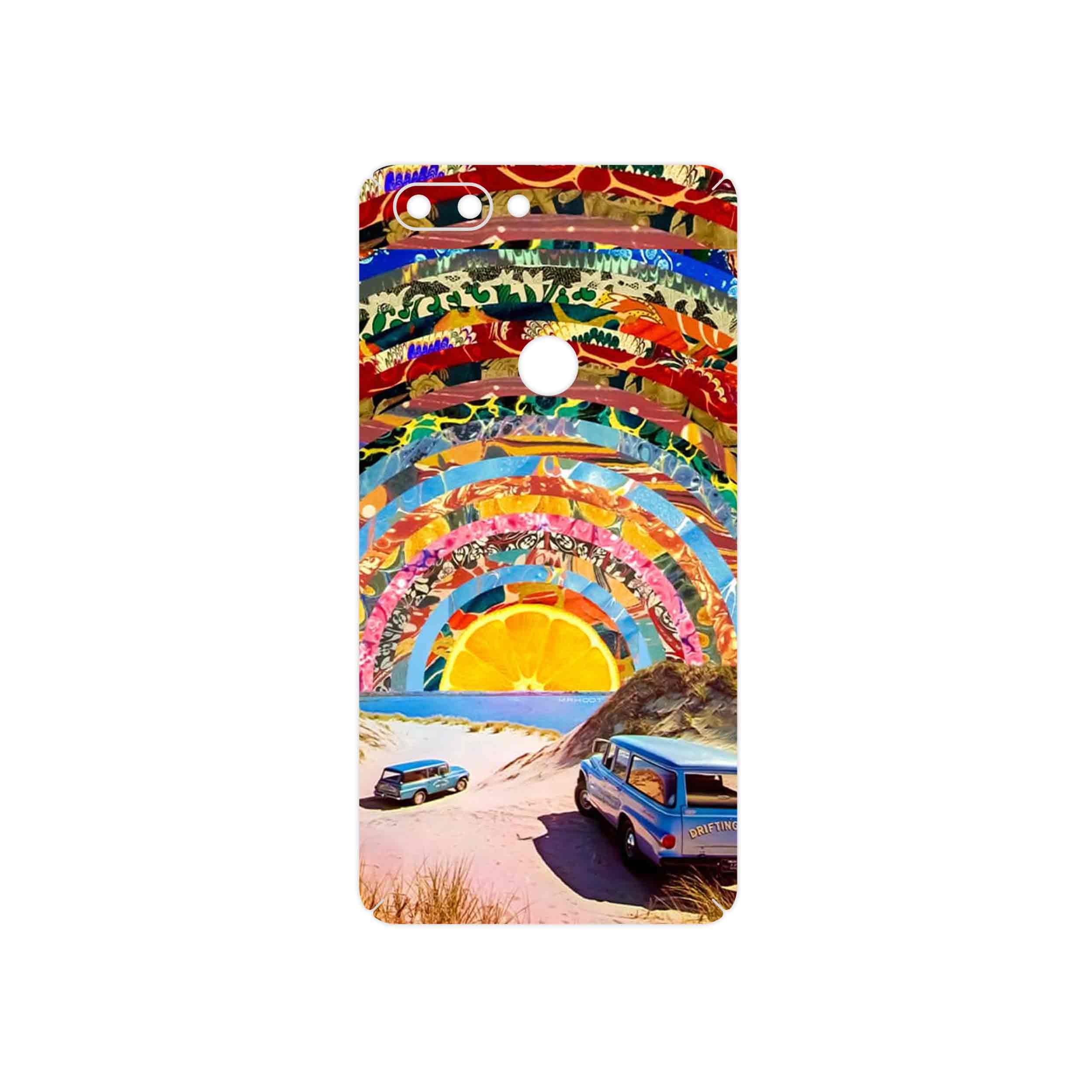 برچسب پوششی ماهوت مدل Collage of Orange Sky مناسب برای گوشی موبایل تکنو Phantom 8