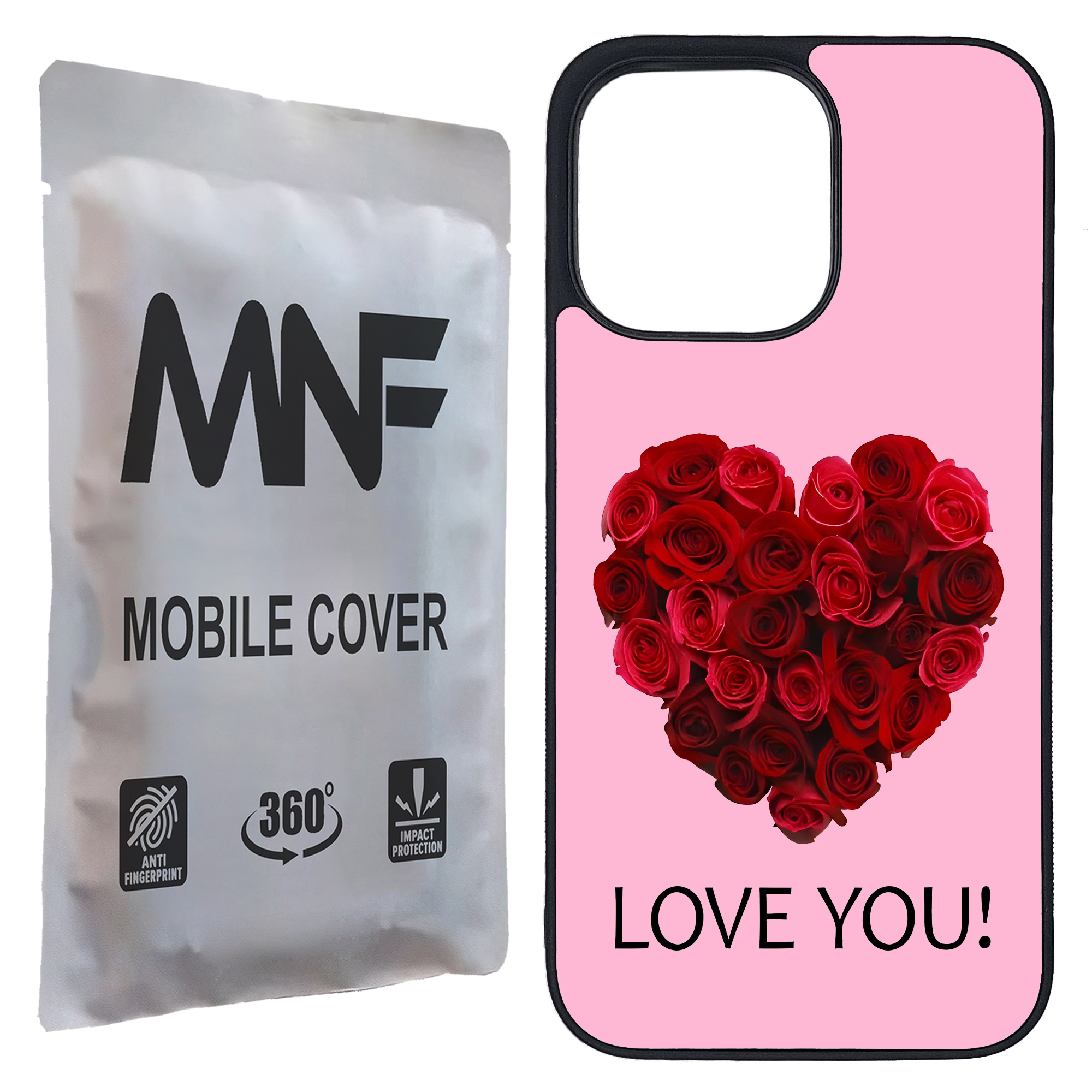 کاور ام ان اف طرح LOVE YOU کد P-042 مناسب برای گوشی موبایل اپل iPhone 13 Pro